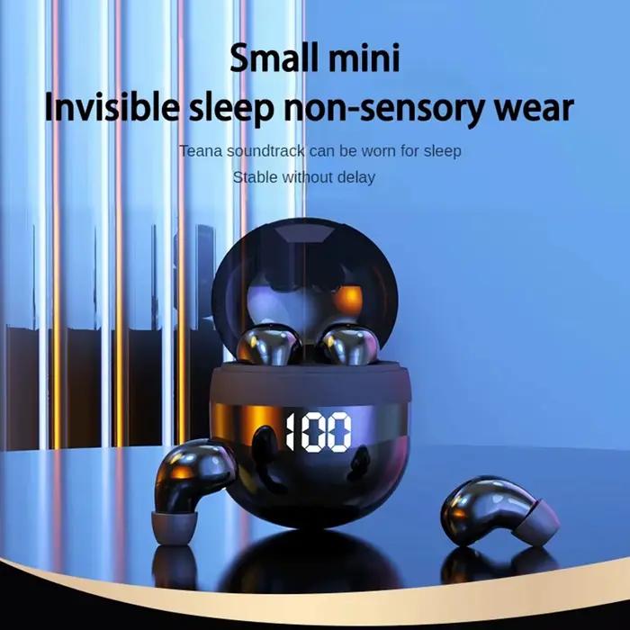 Écouteurs intra-auriculaires Bluetooth 5.3 sans fil annulation de bruit sommeil compatible avec la plupart des appareils audio occasionnels gaming musique