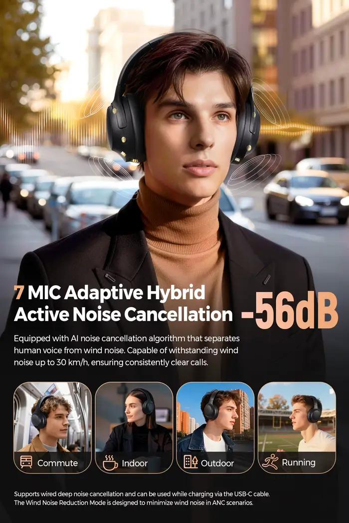 Casque SoundPEATS Cove pro Bluetooth 6.0 -56dB ANC