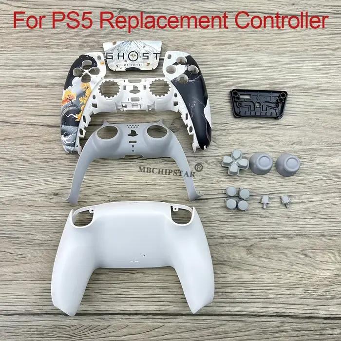 Kit de coque de manette PS5 BDM-010/020/030/040/050 en couleur bleu pour plaque frontale, coque arrière, pavé tactile, accessoires de jeu pour manette PS5 occasions spéciales