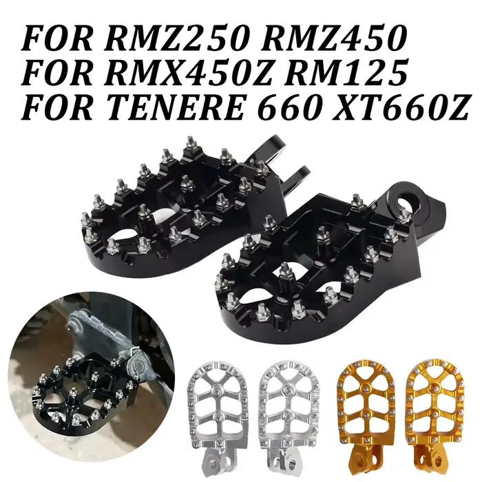 Repose-pieds avant pour moto Suzuki, accessoires pour modèles ThomZ250, 450, RMX450Z, Thom125, Tenere 660, Count660Z