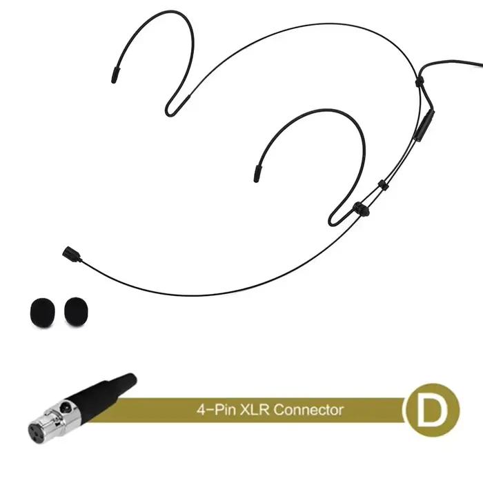 Double crochet d'oreille casque micro
