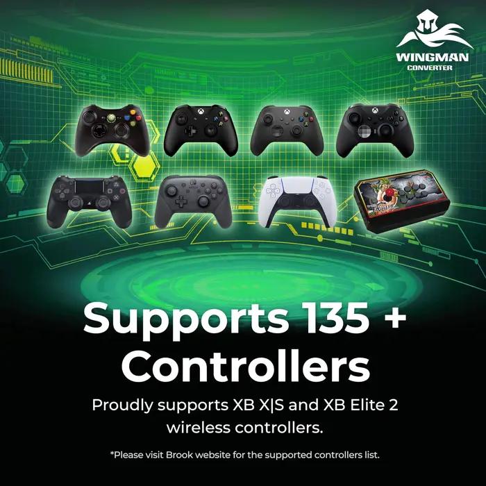 Brook-Adaptateur Wingman Xv1.Converter pour manettes Xbox