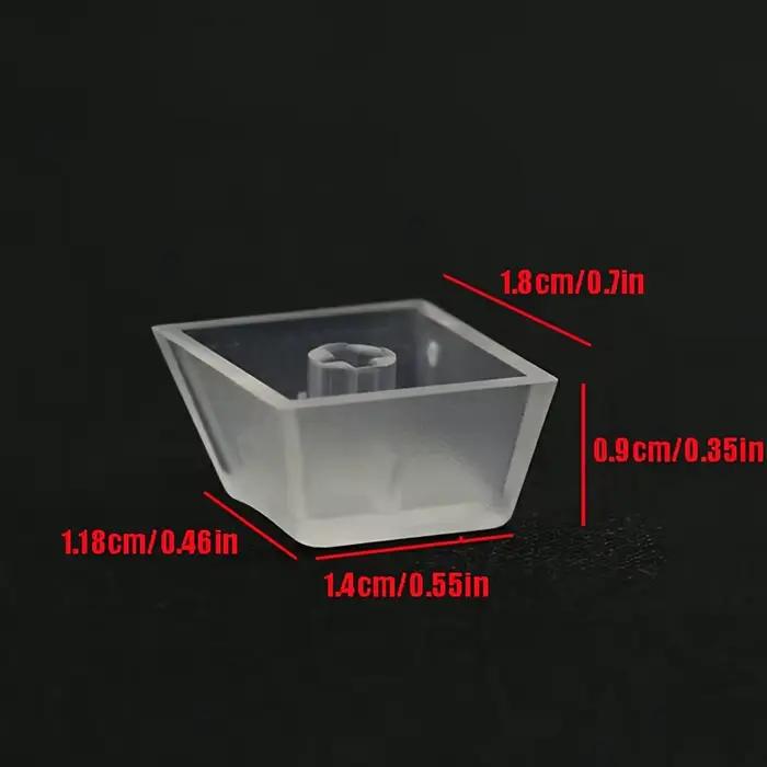 R4 Transparent ABS Keycap clavier mécanique mat rétro-éclairé déverrouiller Cherry Gatron interrupteur marche/arrêt givré Anti-évasion 6 pièces/10 pièces