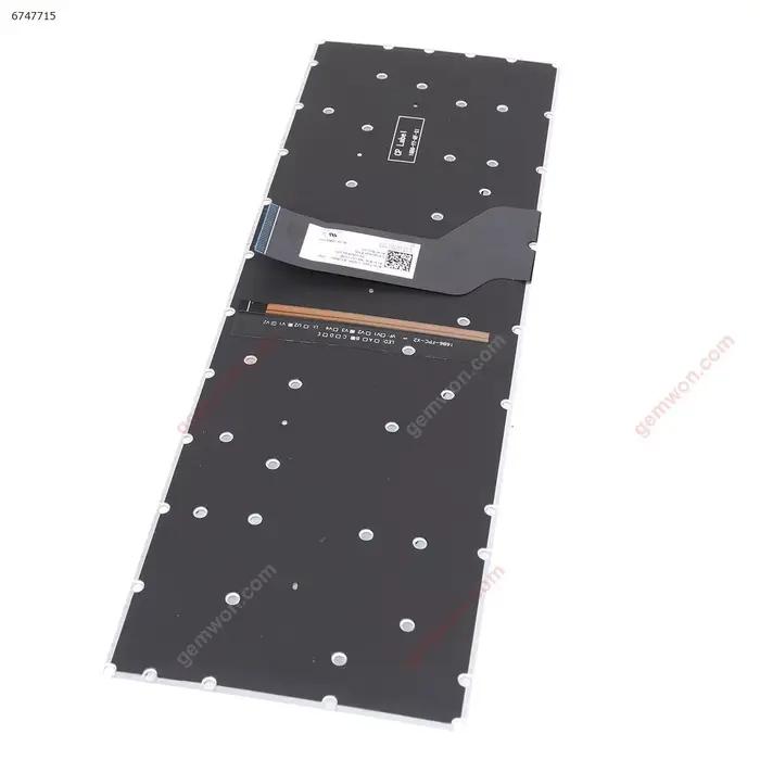 Clavier d'ordinateur portable américain pour Acer Nitro 5 AN515-41 AN515-42 AN515-51 AN515-52 noir avec impression rétro-éclairé et rouge