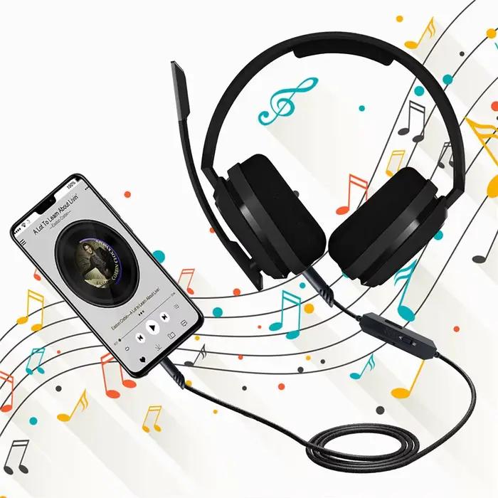 Câble Audio de remplacement pour casque de jeu