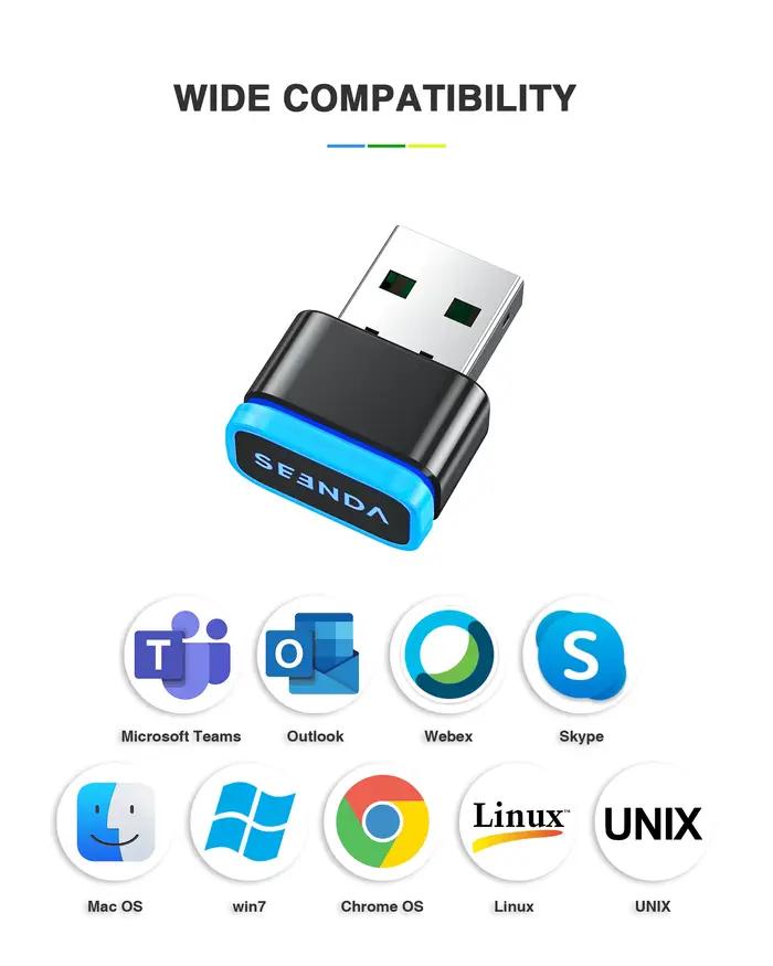 Seenda – souris Jiggler USB Shaker mécanique indétectable