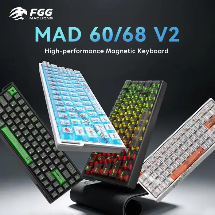 Clavier mécanique de jeu magnétique Madlions Mad60 V2 Mad68 V2 Mad 60he Mad 68he