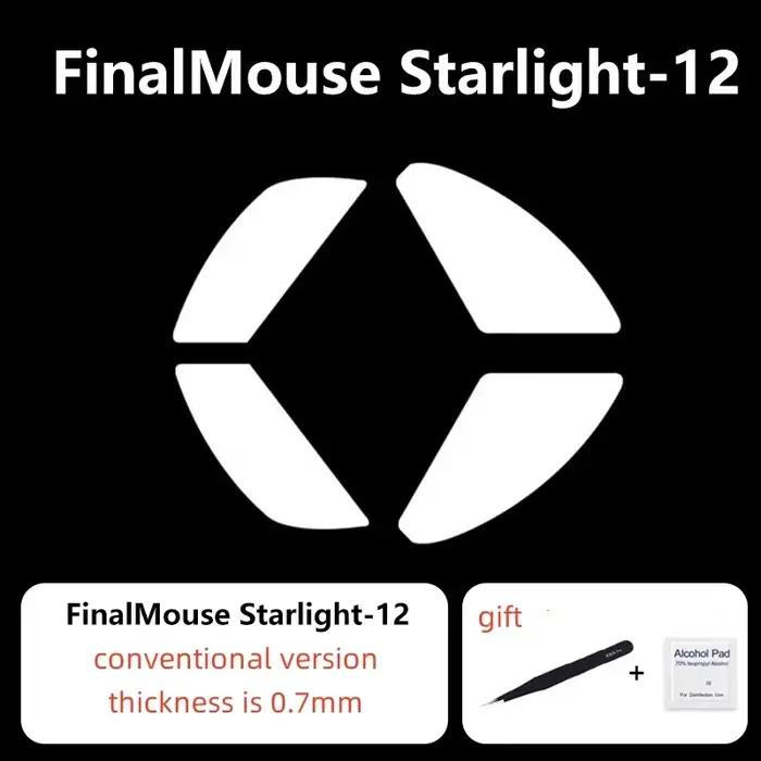 1 ensemble de patins de souris Meow Gaming Gear Ultraglide pour Finalmouse FM Starlight-12 S12 M/S ULX Control Speed Mice Feet ICE Glide PTFE