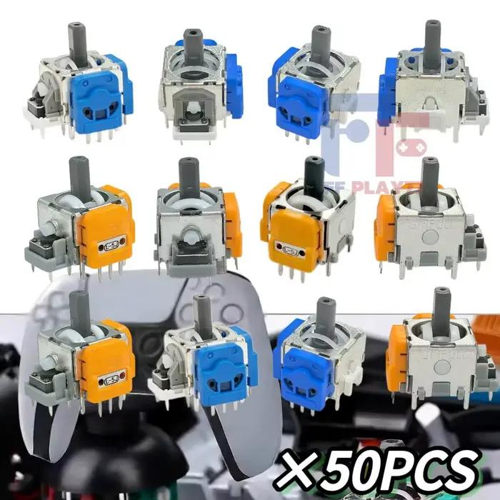 Lot de 50 joysticks à effet Hall pour manettes PS4 PS5