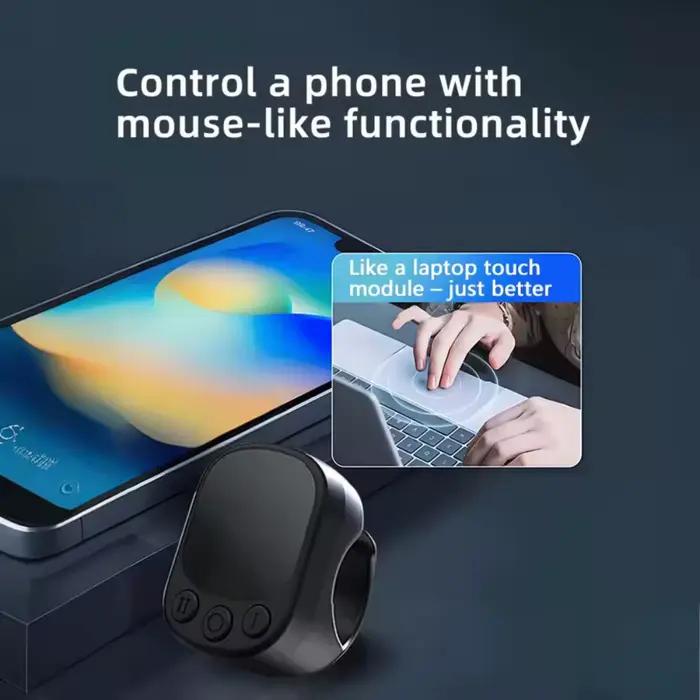 Souris annulaire sans fil Bluetooth avec écran tactile