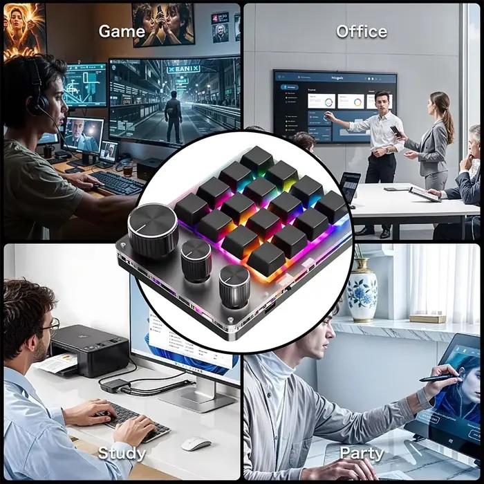 2.4G personnaliser Bluetooth 3 Modes USB clavier mécanique personnalisé avec bouton
