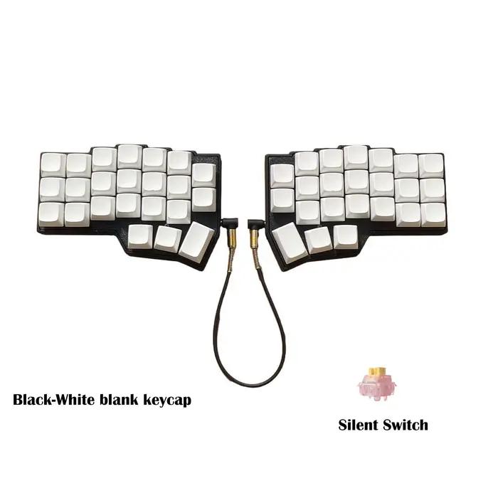 Corne V4.1 Split Ergonomics Clavier mécanique MX remplaçable à chaud filaire South RGB VIAL entièrement rogrammable
