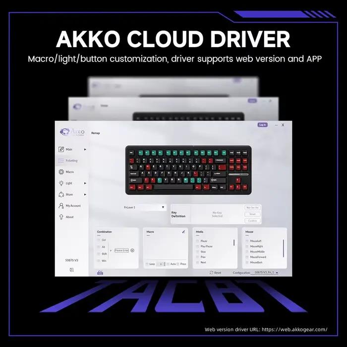 Clavier mécanique Akko 5087 V3 80% TKL Layout ANSI-US