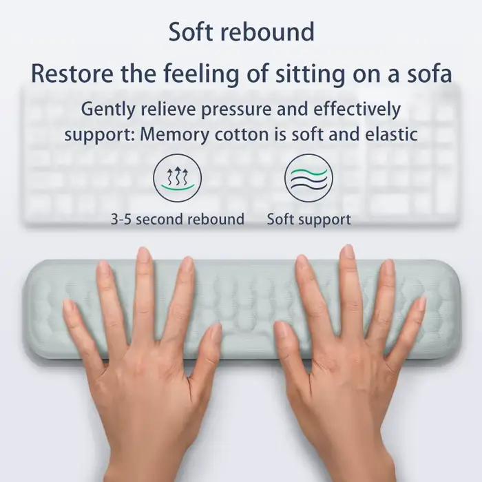 Clavier ergonomique souris repose-poignet bureau protection de saisie Relax poignet mémoire mousse