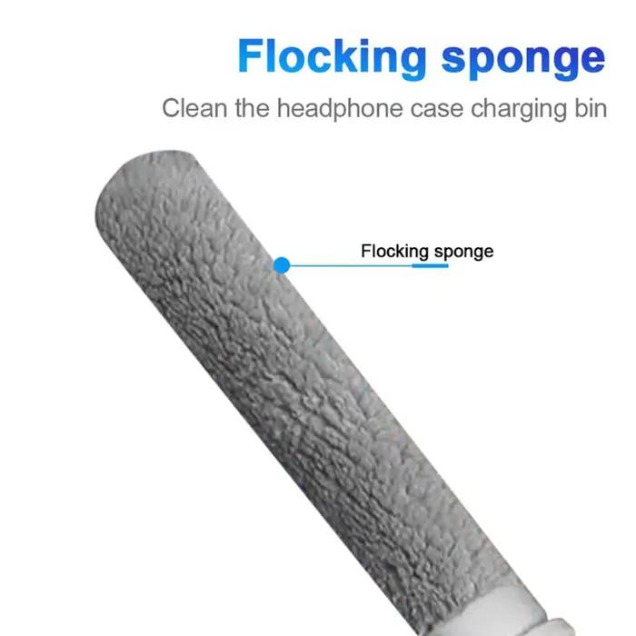 Kit de nettoyage 3 en 1 pour AirPods Pro Stylo de Nettoyage Écouteurs Brosse Éponge Boîtier de Charge Accessoires Audiophiles Occasions Spéciales
