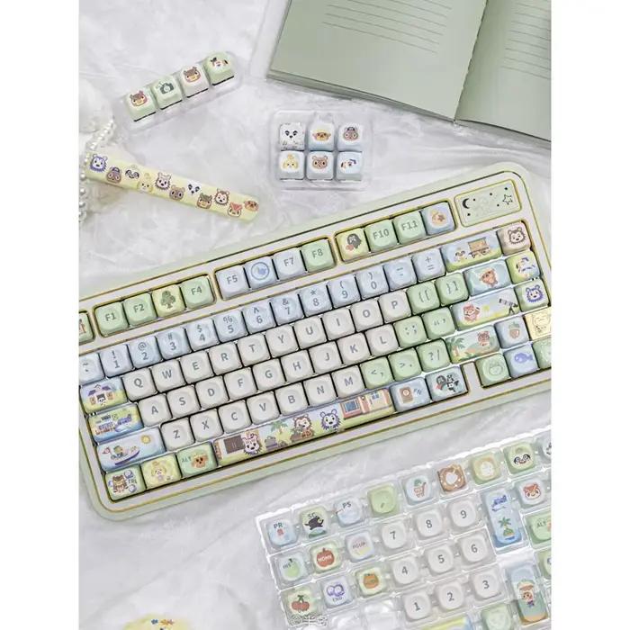 Animal Crossing – capuchons de touches adorables en PBT