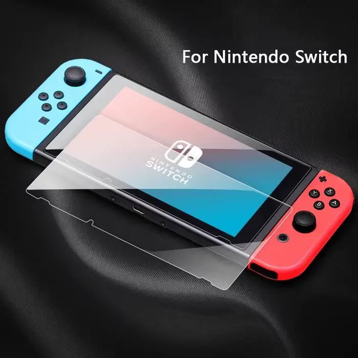 Protecteur d'écran en film de verre trempé durable pour Nintendo Switch Lite HD résistant aux rayures pour joueurs voyageurs et passionnés