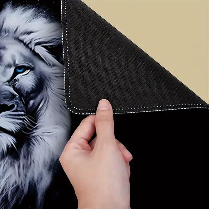 Grand tapis de souris antidérapant avec base en caoutchouc