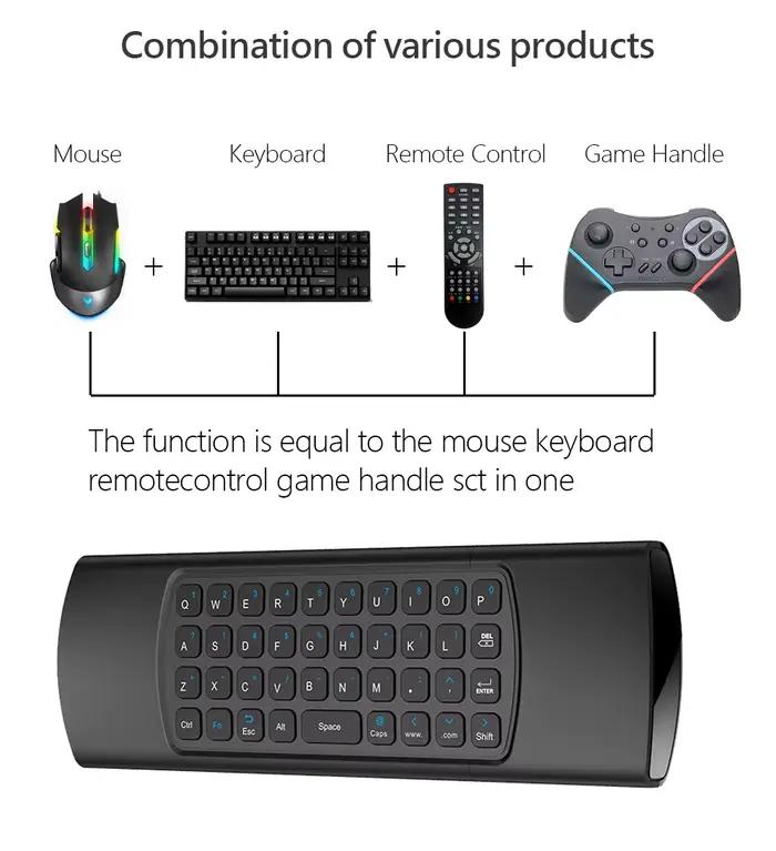 Mini clavier MX3 Air Mouse sans fil 2.4GHz
