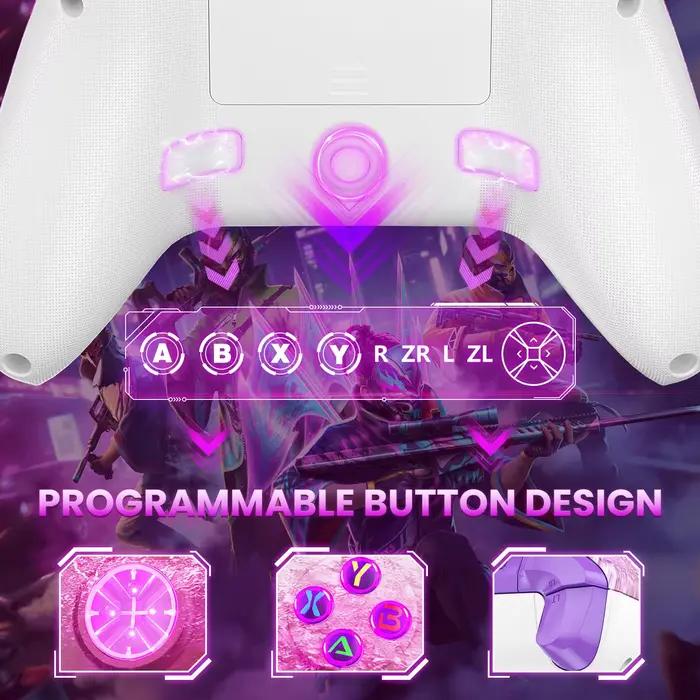 Manette de jeu sans fil Wi-Fi RGB à effet Hall pour Xbox One/S/X/Series S/X/PC