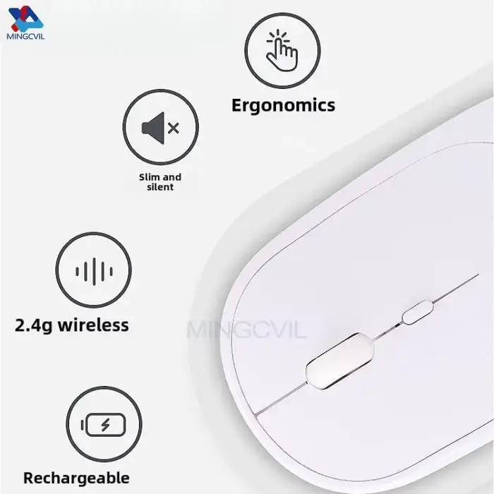 MINGCVIL souris sans fil Bluetooth USB