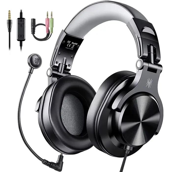 Oneodio – casque gaming de jeu filaire 3.5mm sur l'oreille avec Microphone détachable pour PC