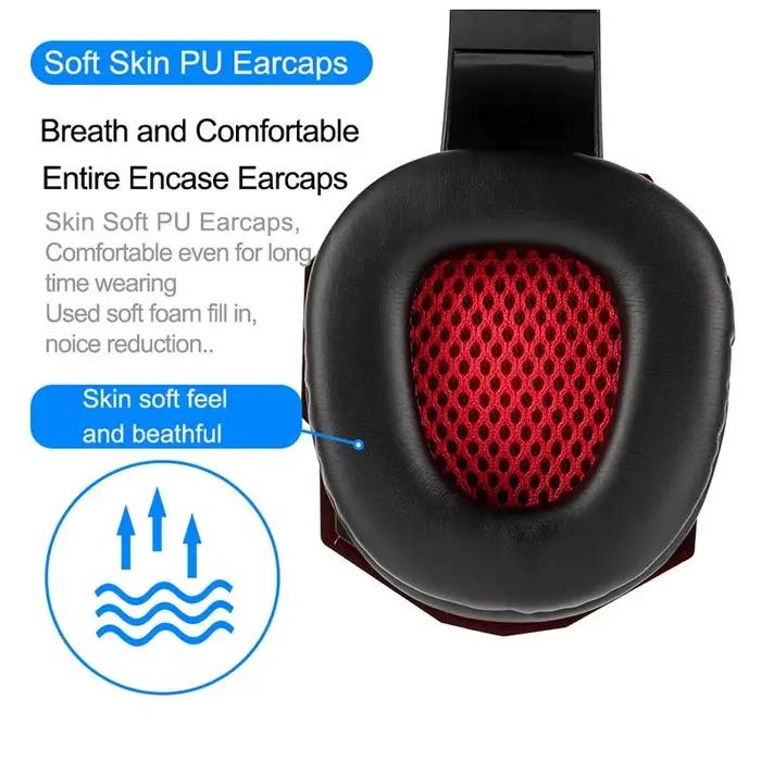 Casque de jeu RGB avec microphone