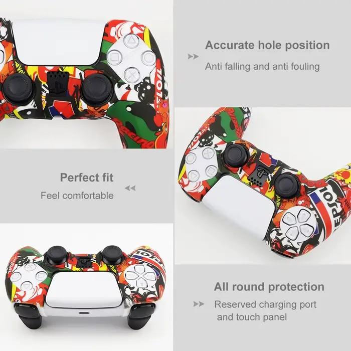 Juste de protection en silicone pour manette PS5