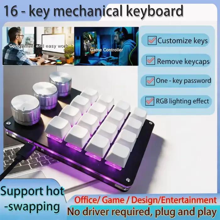 Clavier d'édition multifonctionnel à 16 touches