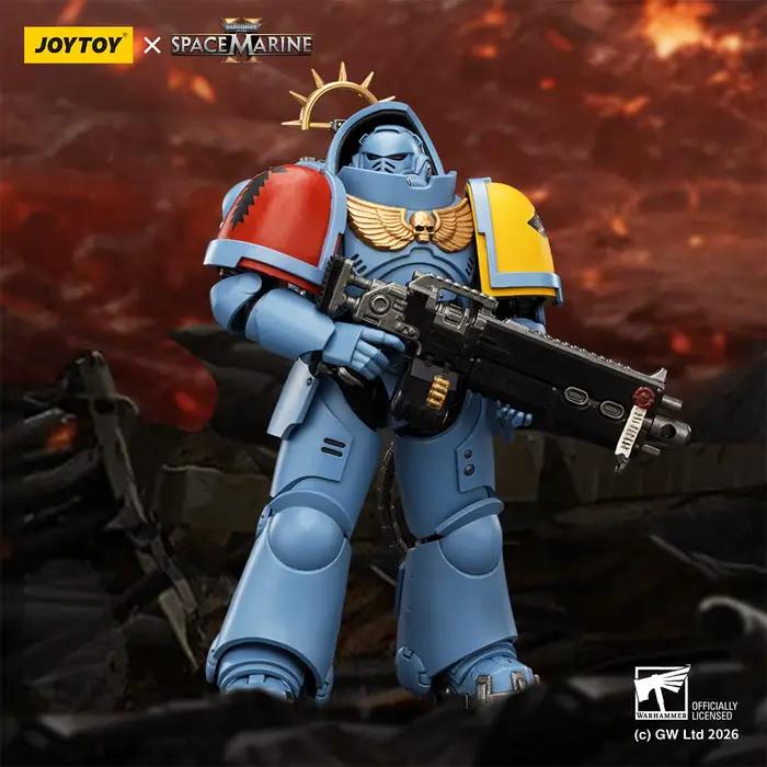 【Accessoires】Figurines d'action JOYTOY Warhammer 1/18 GameEdition Space Wolves Heavy Intercessor avec fusil à visée