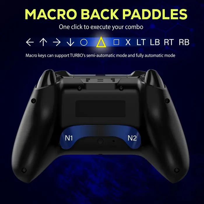 Spark N5 avec convertisseur PS5 contrôleur PS4 contrôle sans fil Bluetooth manette pour Android/IOS/PC effet Hall LED lumières