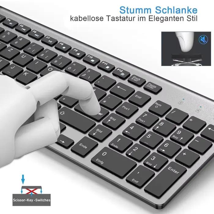 Clavier Deutsch mince sans fil