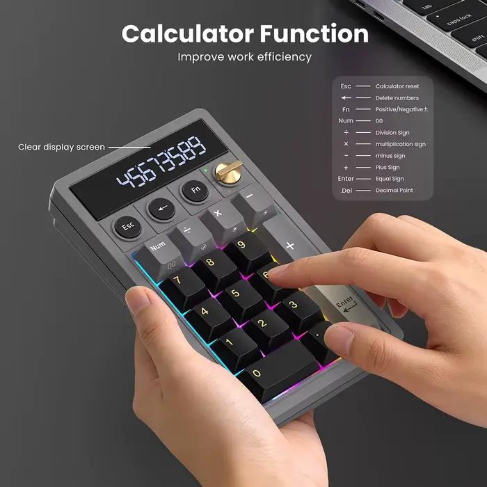 Clavier numérique sans fil RK ROYAL KLUDGE M20 2.4
