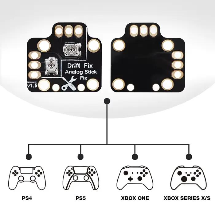 1-30 pièces manette de jeu dérive carte de réparation analogique pouce bâton