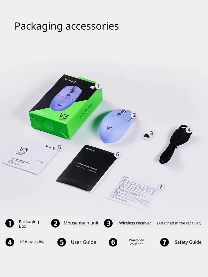 Souris sans fil VXE Dragonfly V3 Series