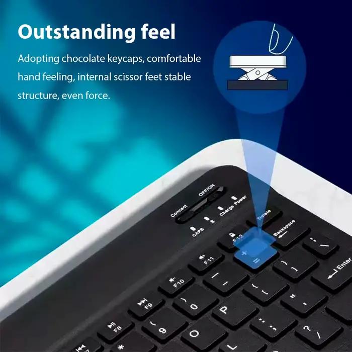 Clavier sans fil Bluetooth Compatible tous les appareils