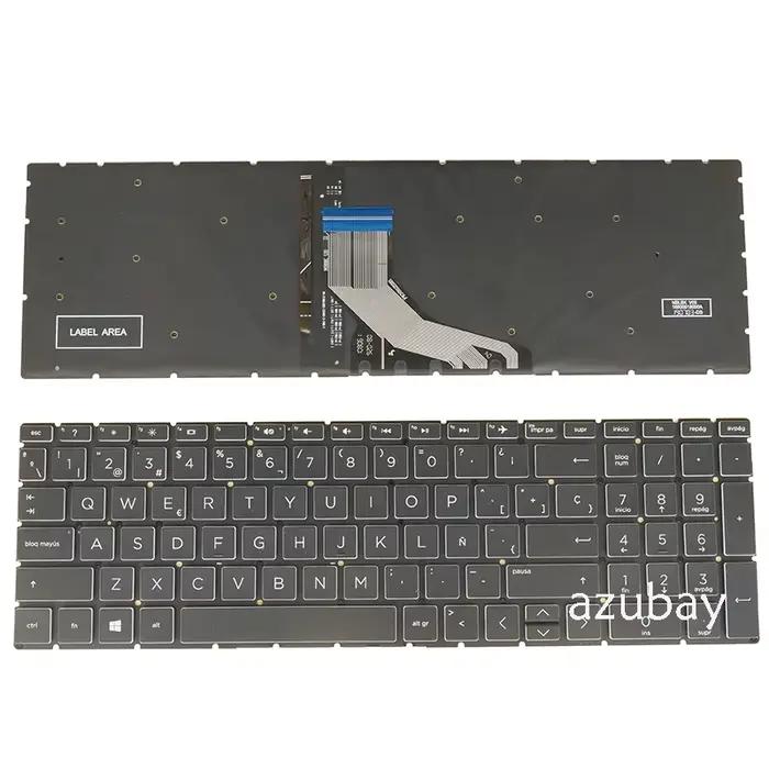 Clavier rétroéclairé pour HP 15- dk0011la dk0011ns dk0012la dk0012ns dk0013la dk0013ns dk0014la dk0014ns dk0015la dk0016la LA espagnol