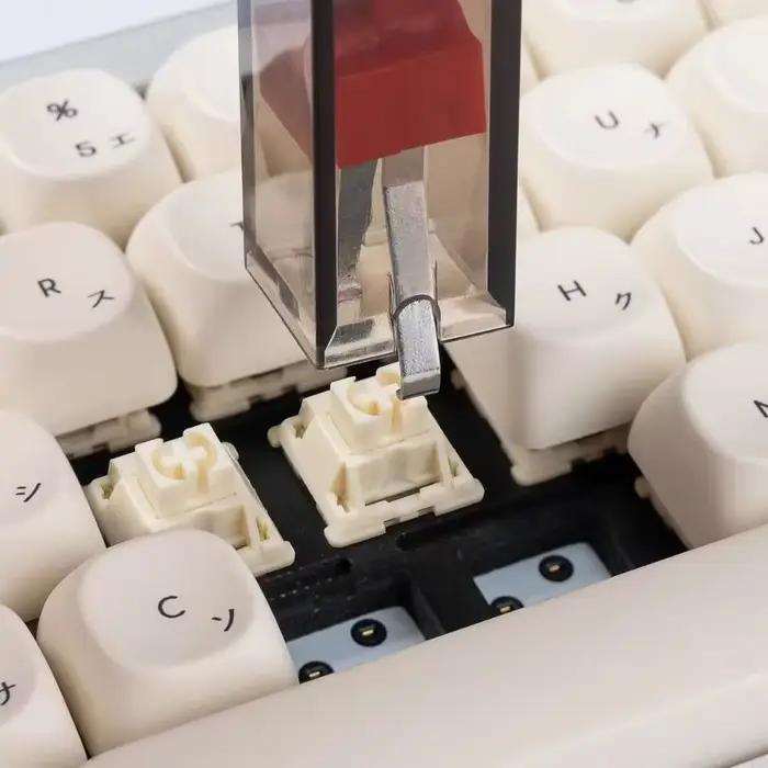 Extracteur de capuchons de touches de clavier mécanique Transparent multifonction 2 en 1
