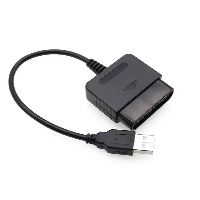 Câble convertisseur adaptateur USB PS2 vers PS3 pour jouer sur console et PC accessoires de jeu vidéo pour manette de jeu traditionnelle