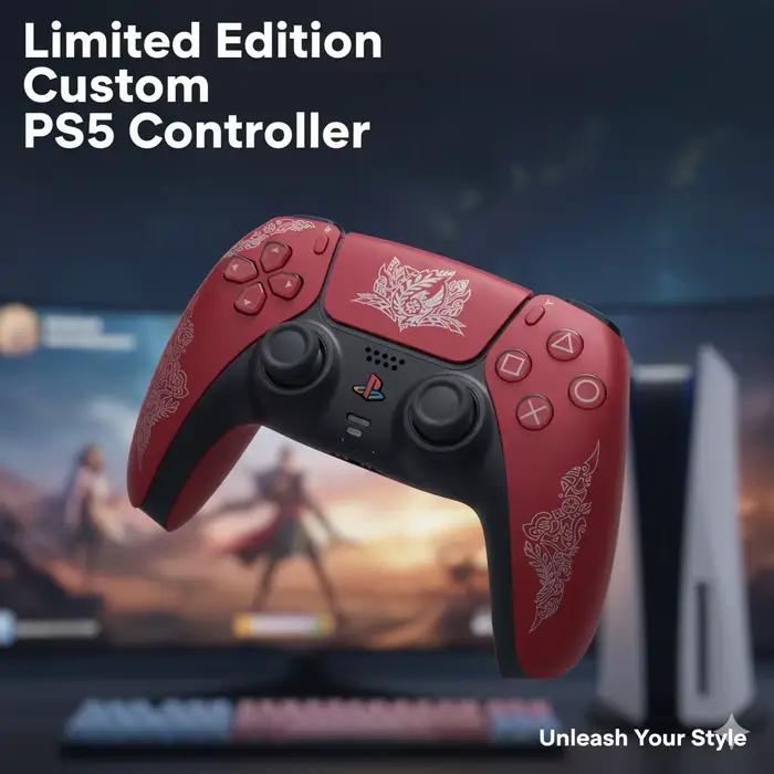 Nouvelle coque de remplacement pour manette PS5 Monster Hunter Wilds
