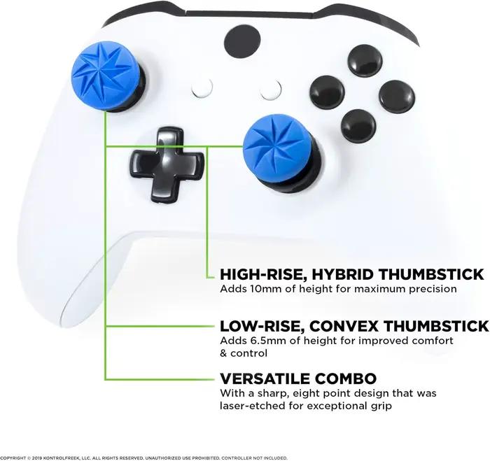 Capuchons d'extension de poignée pour manette de jeu Xbox série