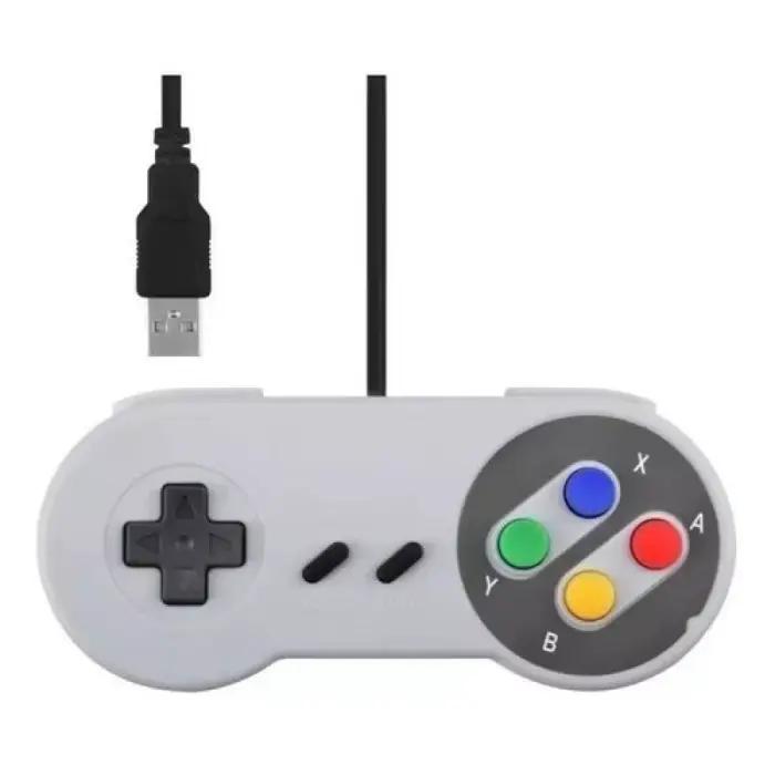 SNES/SFC contrôleur classique manette de jeu filaire contrôle 16 bits système de divertissement rétro Console de jeu vidéo accessoires Joypad de jeu