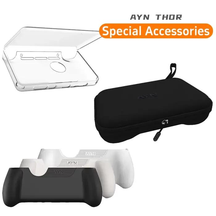AYN THOR accessoires de jeu double écran rabattable appareil portable étui de protection sac de rangement lanière sac