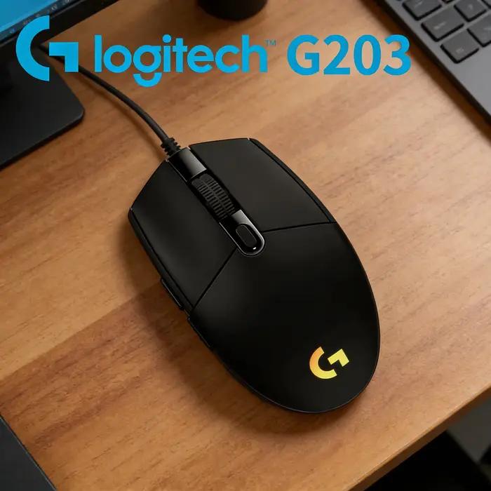Souris filaire Logitech G203 pour jeux