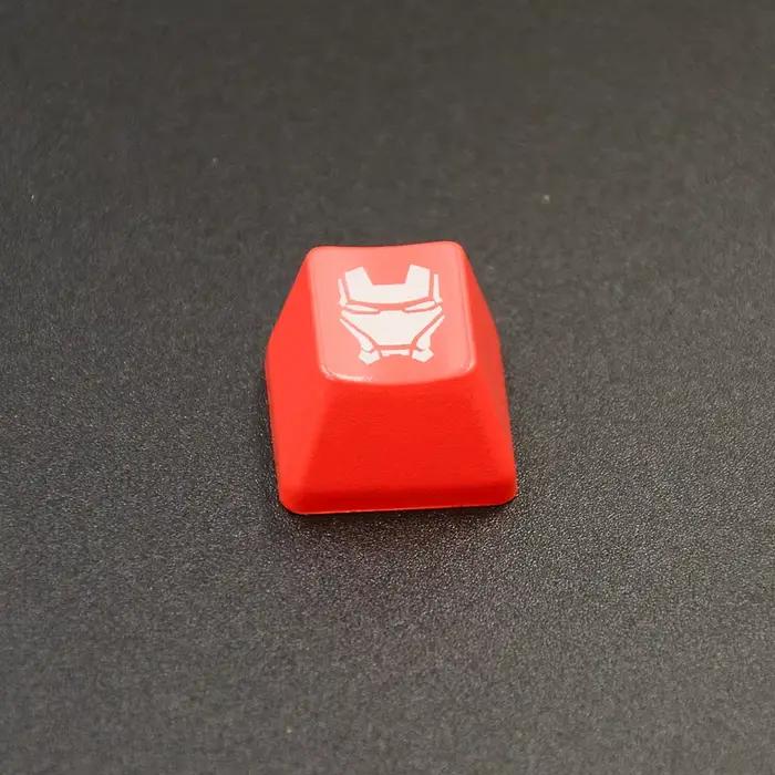 Clavier mécanique personnalité rétro-éclairage keycap rouge pour transformateurs chauve-souris araignée Iron man Alien punisseur crâne bilibili ROG Girl