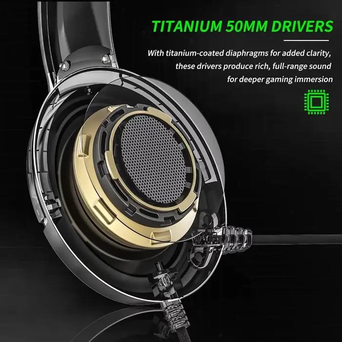 Casque de jeu BINNUNE BG02 avec micro pour Xbox Series X | Switch PC