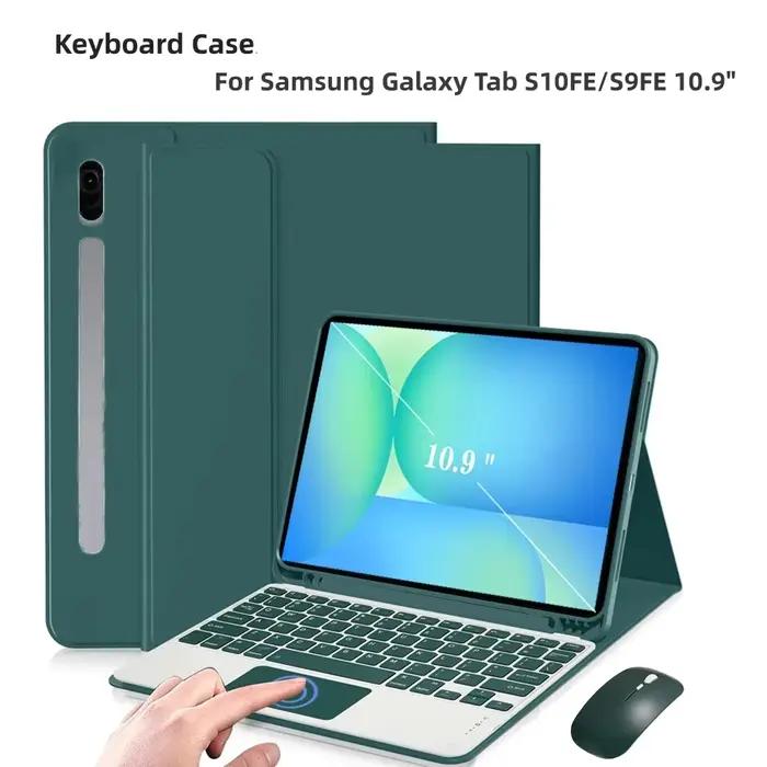 Étui pour clavier pour Samsung Tab S10 FE 10.9 pouces SM-X520/X526/X526B 2025