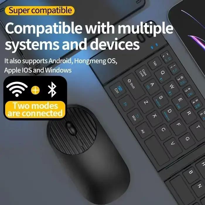 Clavier et souris pliants 2.4G