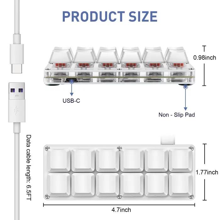 Clavier USB filaire SAYODEVICE 12 touches