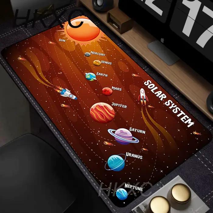 Nouveau tapis de souris gaming Système Solaire 90x40cm